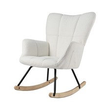 Schaukelstuhl Teddystoff