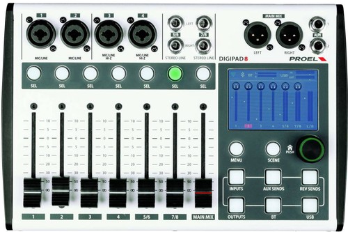 Proel digipad8 digital mixer - digital, 8