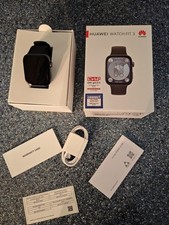 HUAWEI WATCH FIT 3 Smartwatch (Solo-B09S), Black Schwarz wie neu