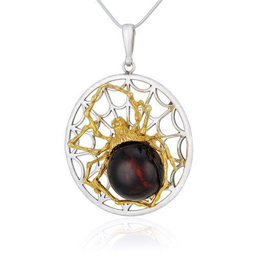 Grobe goldene spinne - goldene,