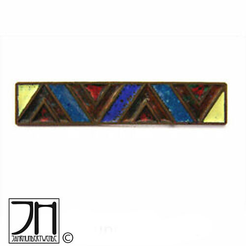 Brosche emaille metall art - metall, im