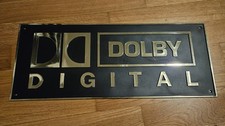 DOLBY DIGITAL - PVC KINO SCHILD - HEIMKINO - HOME CINEMA (ORIGINAL & RARITÄT) !!