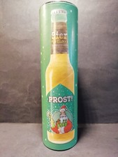 Geschenk-Verpackung mit Spruch Nikolaus Bierflaschenbox Dose mit Deckel Karton