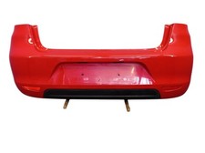 Stoßstange Stoßfänger hinten Rot LS3H für SEAT  IBIZA III (6L1) 1.4 6L6807421L
