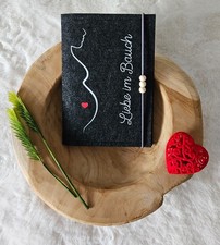 Mutterpasshülle aus Filz mit