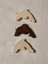 Holzschmuck "Delphin"