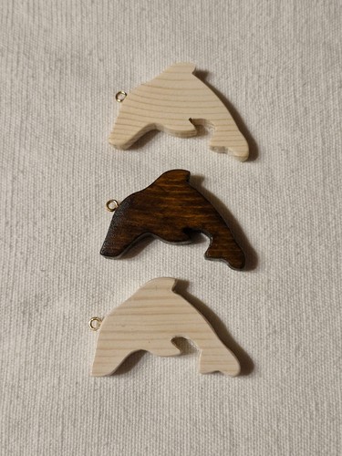 Holzschmuck delphin - holzschmuck, "delphin"