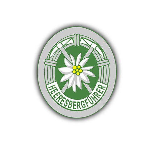 Aufkleber heeresbergführer - aufkleber,