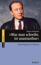 "Was man schreibt, ist
