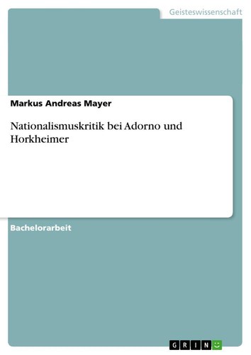 Nationalismuskritik bei adorno - nationalismuskritik,