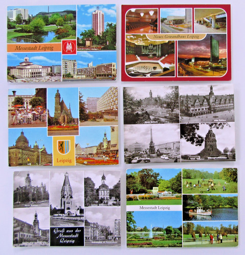 Ddr postkarten lot leipzig - postkarten,