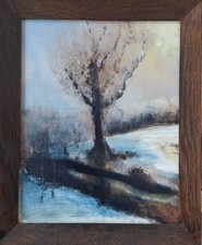 Original Ölgemälde Winter