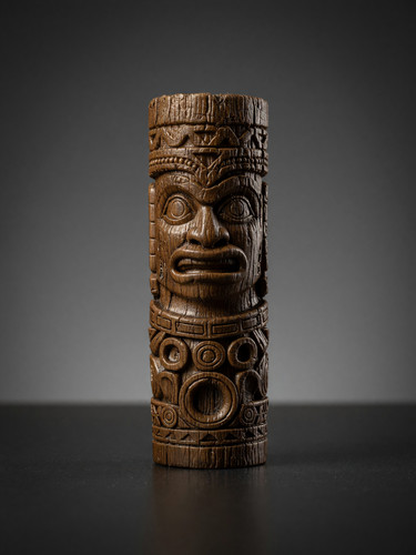 Polynesisches tiki totem - polynesisches, resin