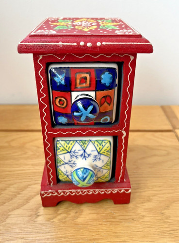 Handbemalte apothekerkommode - handbemalte,