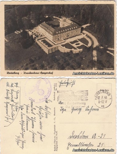 Ansichtskarte heidelberg - ansichtskarte,