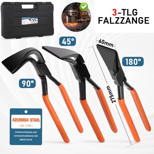 Falzzange set abkantzange - 3x,