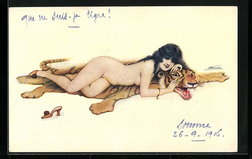 Künstler suzanne meunier - künstler-ak,
