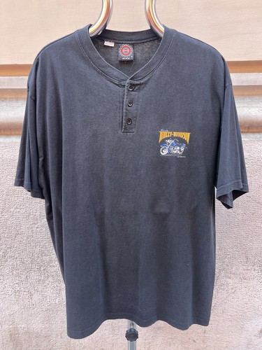 Harley davidson henley shirt - davidson, t-shirt