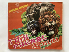 Americana Sammelbilderalbum "Tier Parade", ca. 1971, komplett
