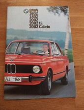 BMW 02-Modelle (1602-1802-2002-2002 tii) - PROSPEKT (1/1975) englisch