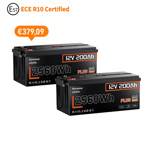 2pcs 12v 200ah - 200ah, akku