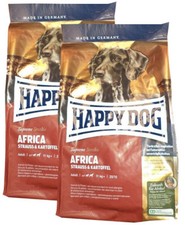 2x12,5kg  Happy Dog Africa Hundefutter Trockenfutter