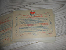 Voss Kunstbilder  Sammelbilder Sonderscheck für Band 1 Sammlerstücke Konvoult