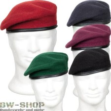 MILITÄR COMMANDO BARETT FRANZ. ARMEE MÜTZE BUNDESWEHR BW BASKENMÜTZE NATO ARMY