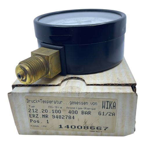 Wika manometer 400bar - wika,