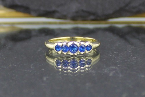Hauyn goldring aus - hauyn-goldring, 585er
