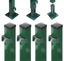 4x Zaunpfosten zum