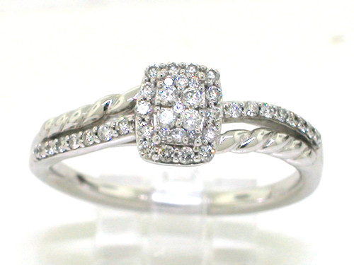 Brillant ring 417 weißgold - ring,