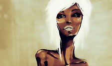 POSTER XXL POP ART FRAU GIRL