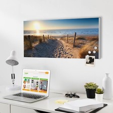 banjado Design Magnetwand Motiv Pinnwand Magnettafel Nordseestrand