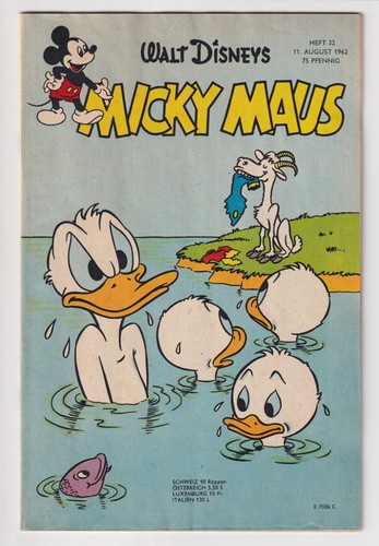 Micky maus 1962 heft - micky,