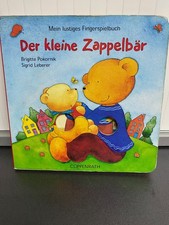 Der kleine Zappelbär Kinderbuch Fingerspielbuch *