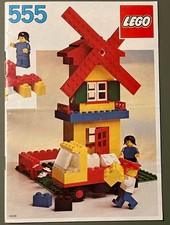 LEGO Bauanleitung 555 Mühle, Hubschrauber,... - Vintage von 1981