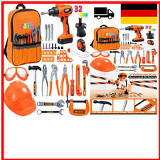 Kinder Werkzeugset mit Elektrobohrmaschine – Robust, Vielseitig, Ideal f...