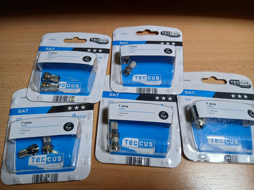 Stück sat stecker - 10, f-stecker