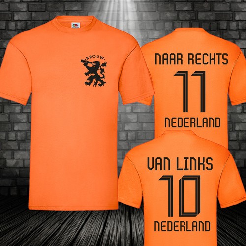 Holland trikot van - links, naar