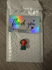 Cristiano Ronaldo Portugal Nummer 7 Kroko Charm Jibbitz