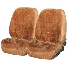 Lammfellbezug Auto Sitzbezug Sitzbezüge Lammfell Fellbezug Fell Merino camel