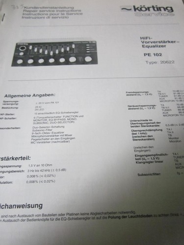 Körting hifi vorverstärker - hifi,
