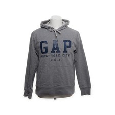 Gap, Kapuzenpullover, Größe: M, Grau, Print, Sweat, Herren #CCk