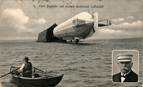 Zeppelin luftschiff graf - +,