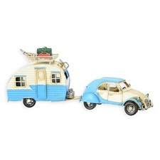 Deko Auto 2CV mit Caravan