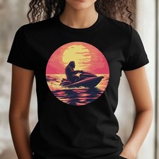 Frauen T-Shirt Bigfoot auf