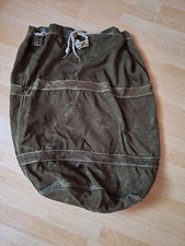 Seesack , Militär, 70 Liter, Rucksack , DDR, NVA , Leder Cordel, olivgrün