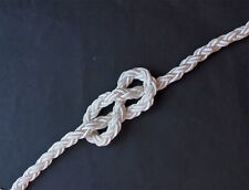 11 METER TAUWERK POLYESTER SEIL 20 mm geflochten weiss