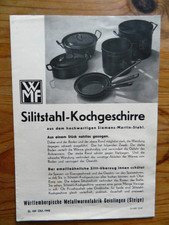 2 x alter Prospekt Preisliste WMF Kochgeschirre 1948